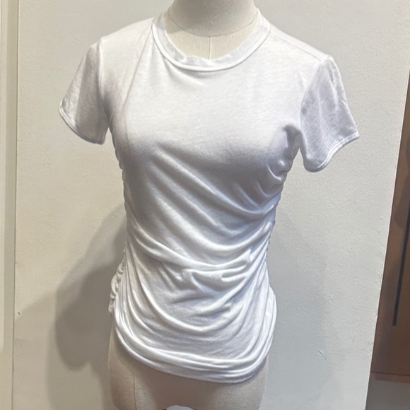 Izzie Ruched T - White - Picture 5 of 7